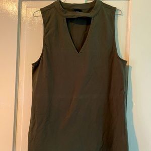 Olive green Torrid tank top 2X